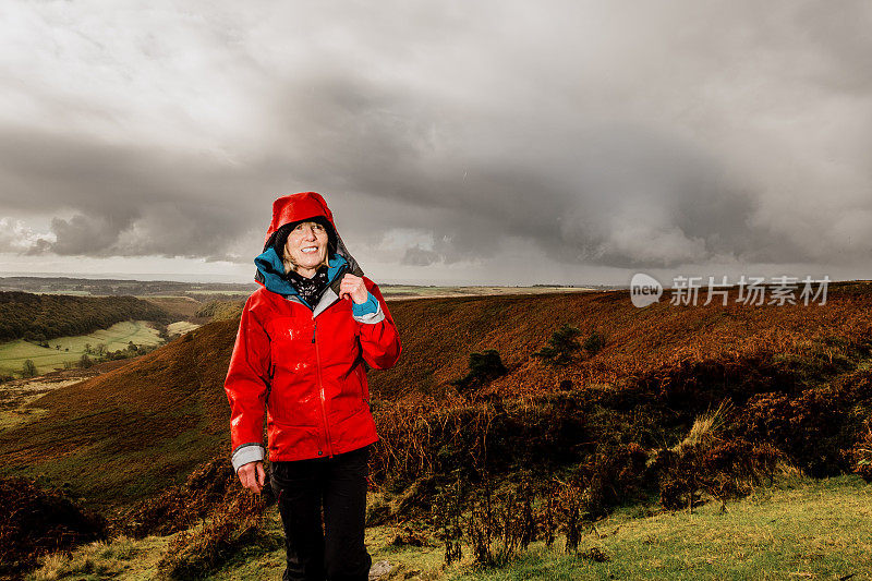 Horcum Hike洞，约克郡，英格兰